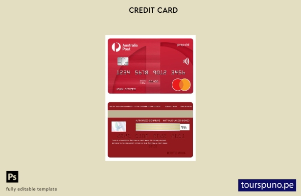 lista para imprimir plantilla de tarjeta mastercard prepaga del banco postal de 